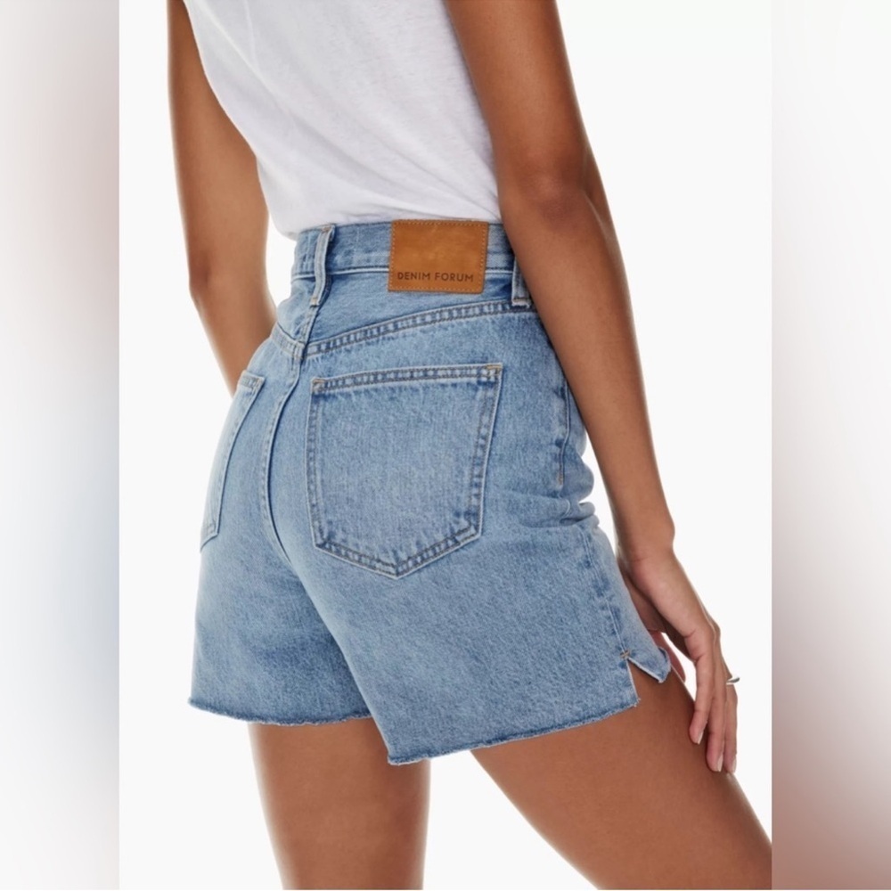 DENIM FORUM The Yoko Mid Thigh Short